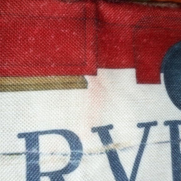 New Thanksgiving Fall Truck Pillow Cover w DEFECT - Picture 3 of 7